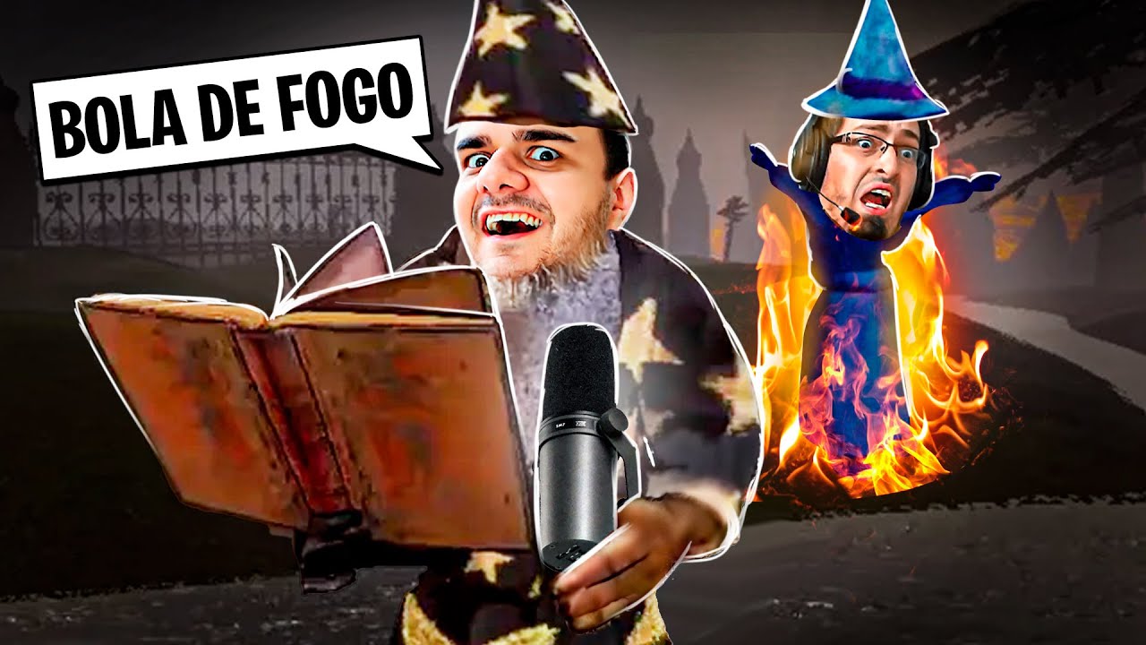 NESSE JOGO, VOCÊ PRECISA DIZER O NOME DAS MAGIAS NO MICROFONE PARA ATINGIR SEUS AMIGOS - Mage Arena