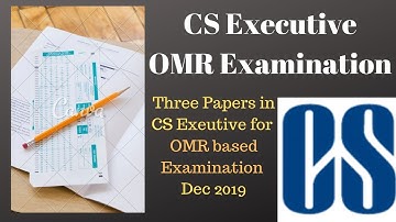 OMR Based Examination_CS Executive