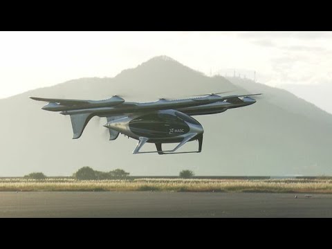 空飛ぶクルマ” の実用化目指し 350キロの物資が搭載できる大型貨物機の