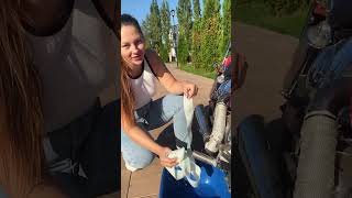 САМА наматываю термоленту на дорожник