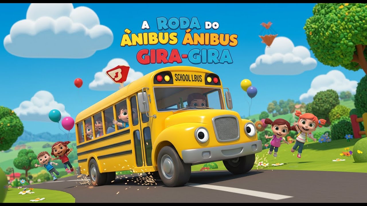 A Roda do Ônibus Roda Roda | Música Infantil Divertida e Educativa ...