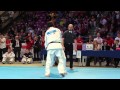 European karate championship warsaw  tams popovics vs marius ilas