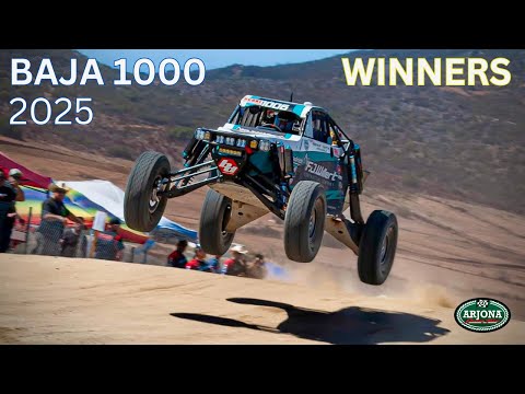 Baja 1000 2025 WINNERS Arjona Racing/F.J.Willert Onboard | 1st Place Class 10 | 2025 SCORE Champions | BajaTubes