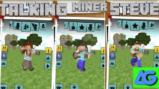 Jogando com talking Mine Steve screenshot 2