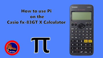 How to use Pi on the Casio fx-83GT Calculator