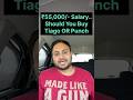 ₹55K Salary Tiago Ya Punch? #tatamotors #tatatiago #tiago #tatapunch #punch #punchcng #tiagocng #car