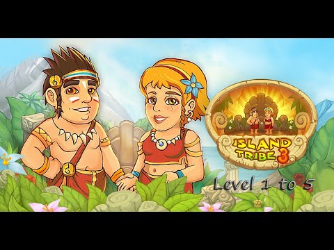 Island Tribe 3 PC Game Level 1 to 5 | Island Tribe Gameplay | Adventure Game | Game Series