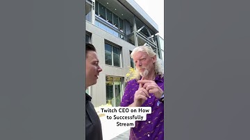 Twitch CEO on How to Make a Career From Streaming #shorts #streamer