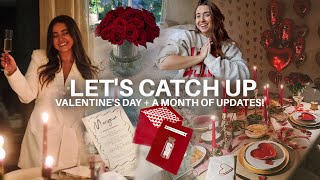 LET’S CATCH UP  valentine's day, bday recap, guest room prep, + a month of updates | morgan yates