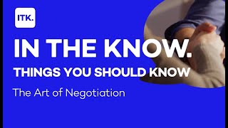 Things you should know about the art of negotiation