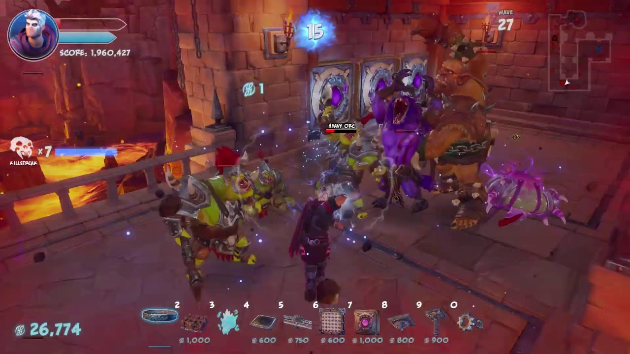 Orcs Must Die 3, North Wing Endless 5 skulls