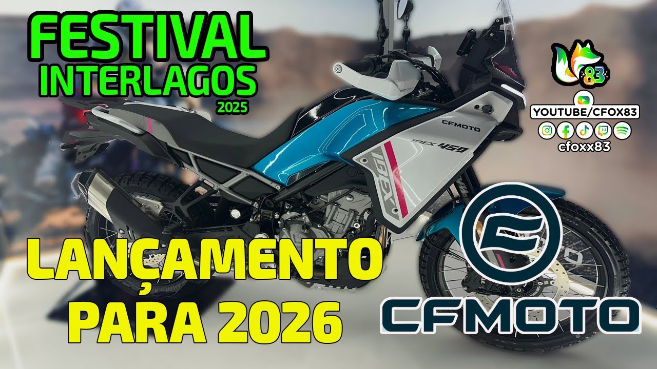 CFMoto Ibex 450 chega ao Brasil! A nova aventureira chinesa para 2026 ...