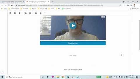 Clique CRM Video Email