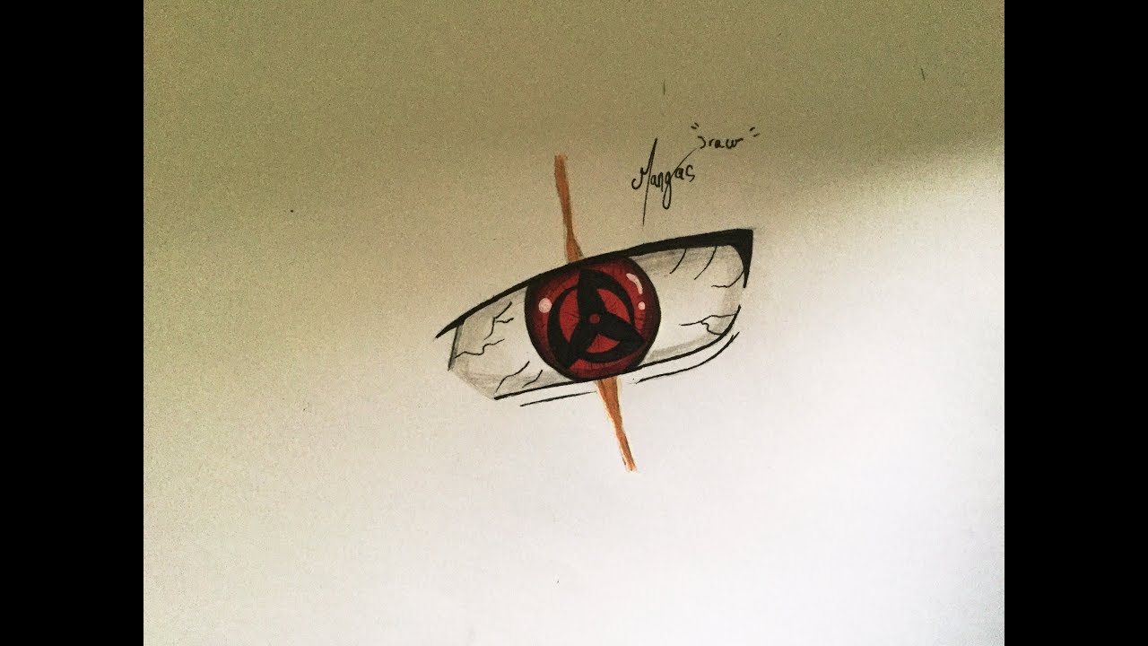 Tutos Comment Dessiner Le Sharingan De Kakashi Youtube