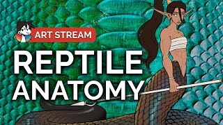 🔴 Drawing Reptile Anatomy: Hybrid Character Design