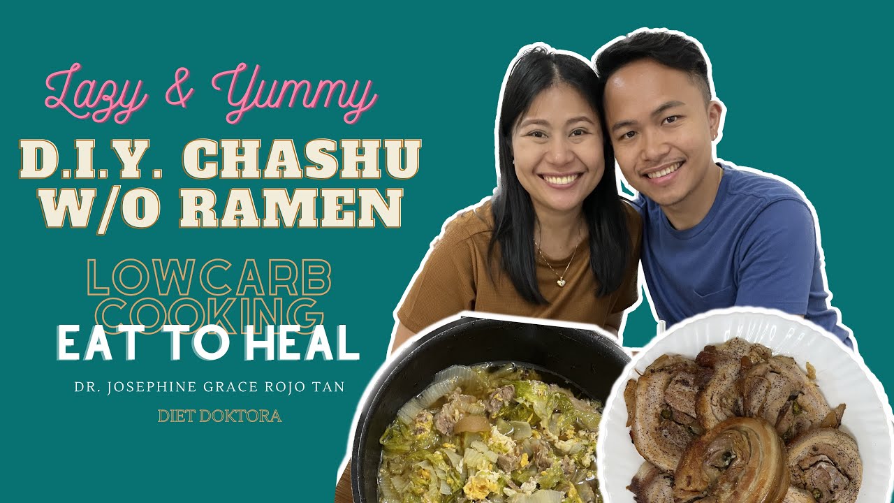 No Ramen Soup & Pork Chashu #EatToHeal #LowCarbCooking