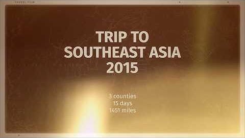 My Travel Map After Effects Template