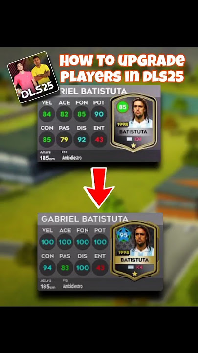 How to upgrade players in dream language soccer 2025 | #dls25 #shorts