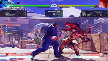 Balrog frametrap after any low dash punch using v trigger cancel.
