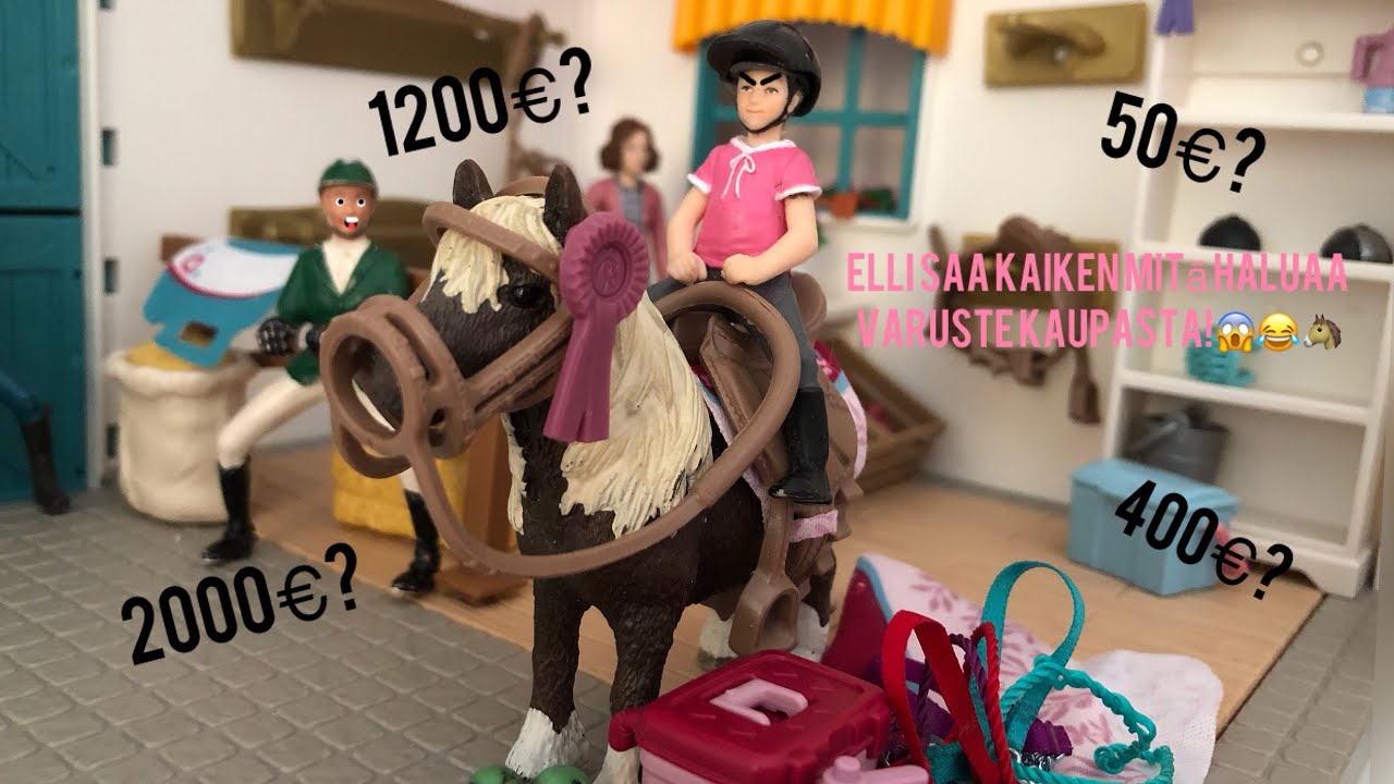 [ 600 tilaajan spessu ]Elli saa kaiken mitä haluaa varustekaupasta💗 inspi:@schleichtallirambo 