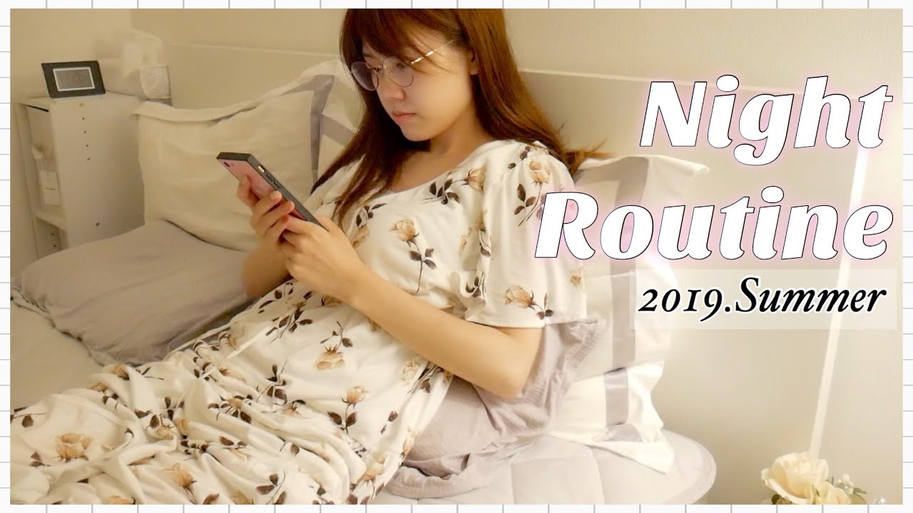 【2019夏】主婦のナイトルーティン♡夜ご飯の支度/家事/スキンケア！【NightRoutine】