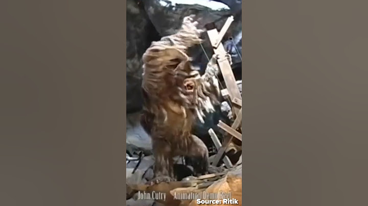 Disney's Biggest Paperweight (Disco Yeti) #disney #expeditioneverest #animatronics #themepark
