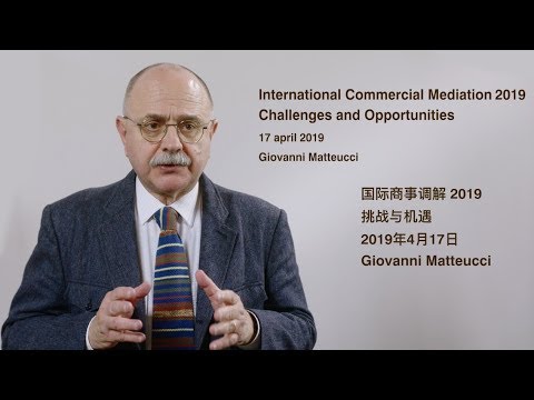 International commercial mediation 2019, challenges and opportunities