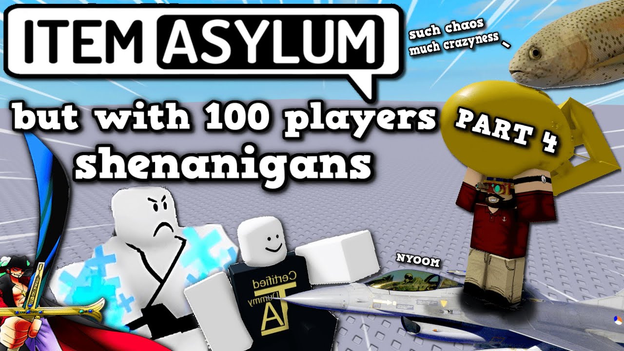 Item Asylum but with 100 players 4 - ROBLOX 