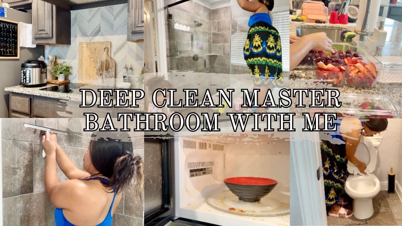 DEEP CLEAN BATHROOM | CLEAN WITH ME | BATHROOM RESET | ULTIMATE CLEAN ...