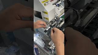 How to apply labels to a wire with a diameter of 2mm#labelingmachine #labeler