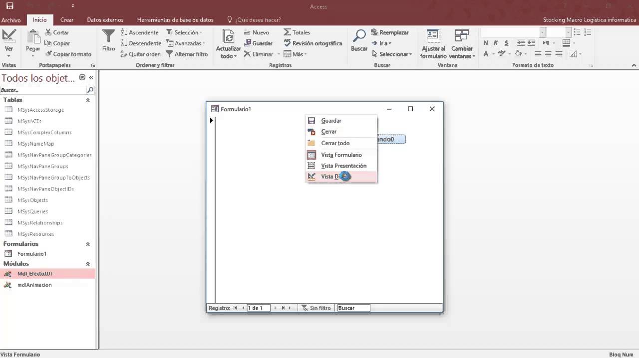 trucos access 2010 efecto transparencia formularios