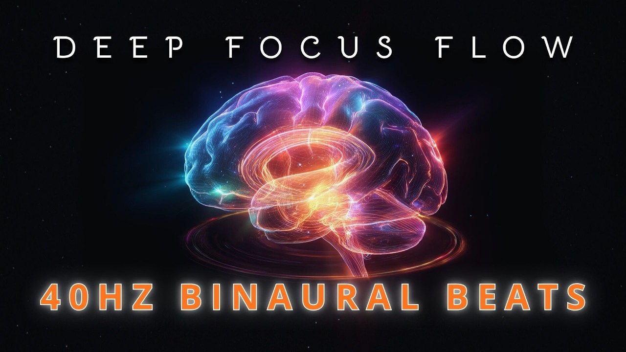 Deep Focus Music for Studying | 40Hz Binaural Beats for Focus ...