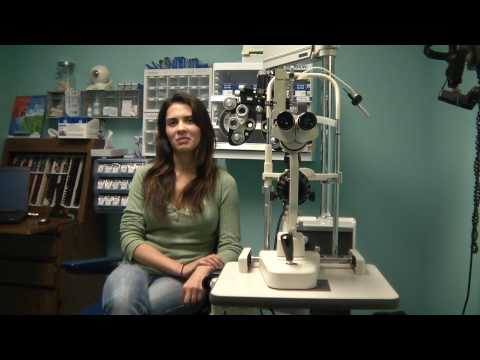 PRK Laser Refractive Surgery - Patient Jessica, 1 week post. op.