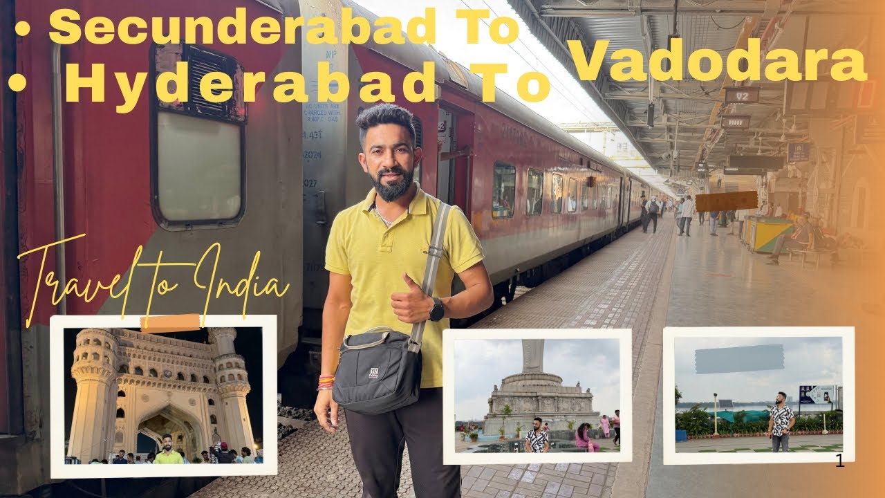 Secunderabad To Vadodara😍| 22737 Secunderabad to Hisar express ￼| train journey | 2nd AC Travelling 