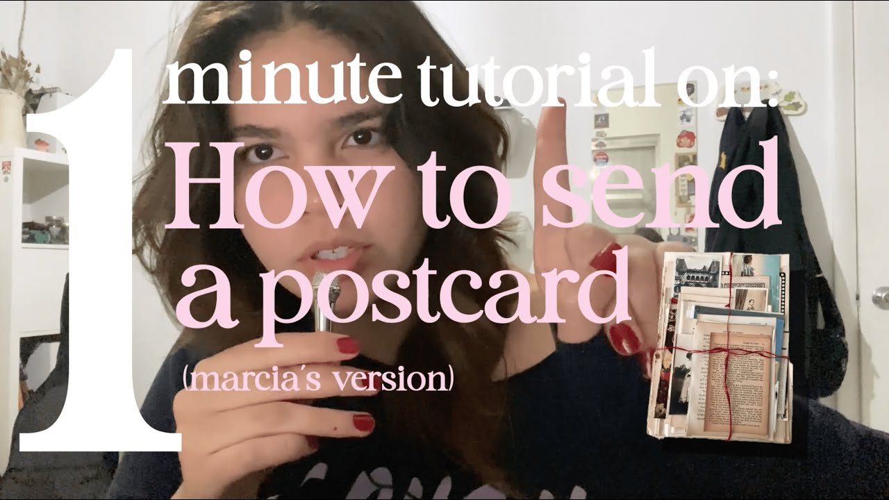 Postcard Tutorial 1 minute tutorial on how to send a postcard! - YouTube