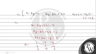 For the equation, \( \left[\begin{array}{lll}x & 2 y & 3 z\end{arra...