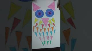 Famous Making owl using shapes ( part - 3) Profile