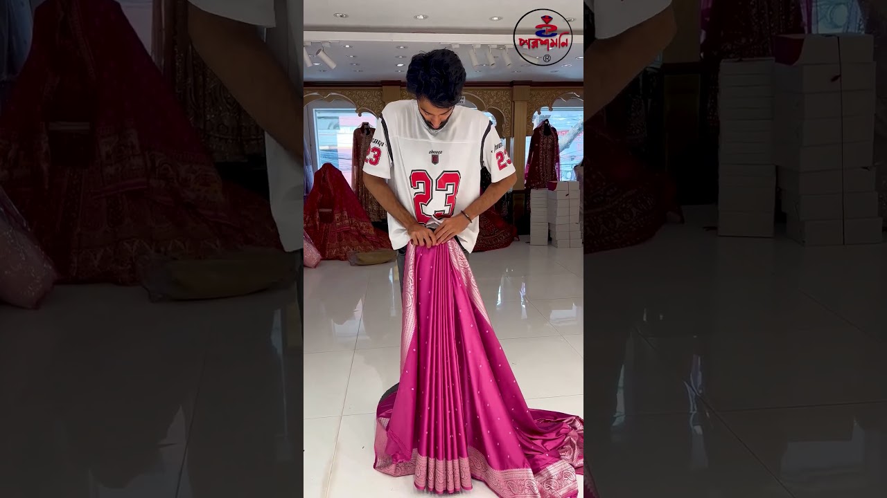 𝗛𝗼𝘄 𝘁𝗼 𝗪𝗲𝗮𝗿 𝗔 𝗦𝗮𝗿𝗲𝗲 #saree #shorts #threepiece #fashion #poroshmonisaree