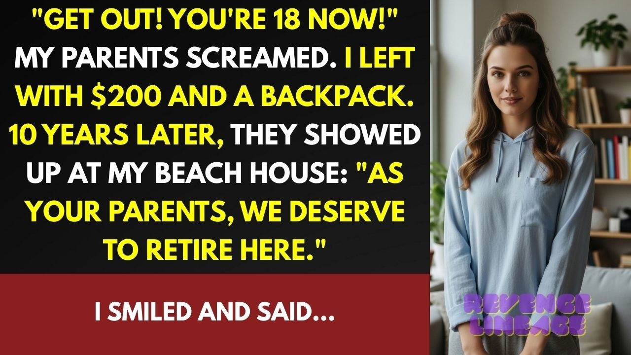 They Kicked Me Out After High School, Now They Want My Beach House