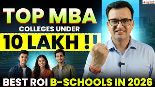 Top MBA Colleges Under 10 Lakh 2026 | Best ROI MBA Colleges in India
