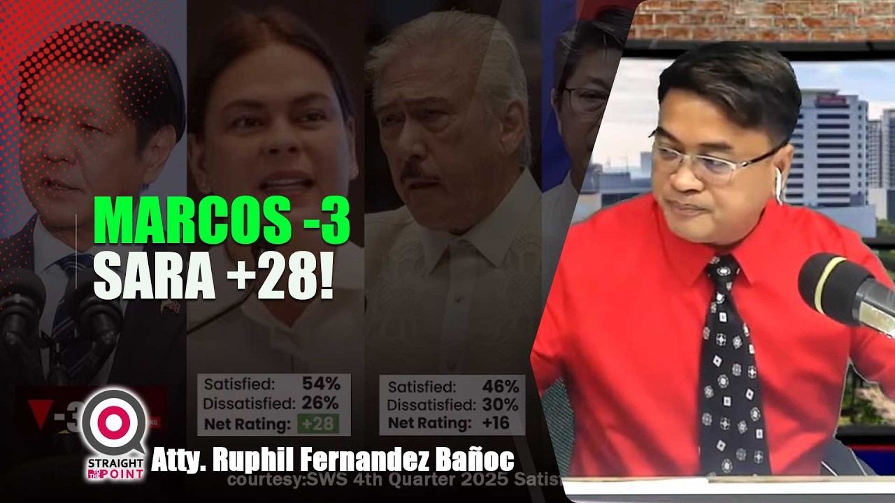 SWS Q4 2025: Kinsay “Pabor” sa Katawhan? Marcos -3, Sara +28, Sotto +16!