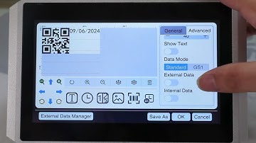 How to use PEKOKO LBX1000  online inkjet printer ？-Chapter 5 -QRcode Barcode Edit