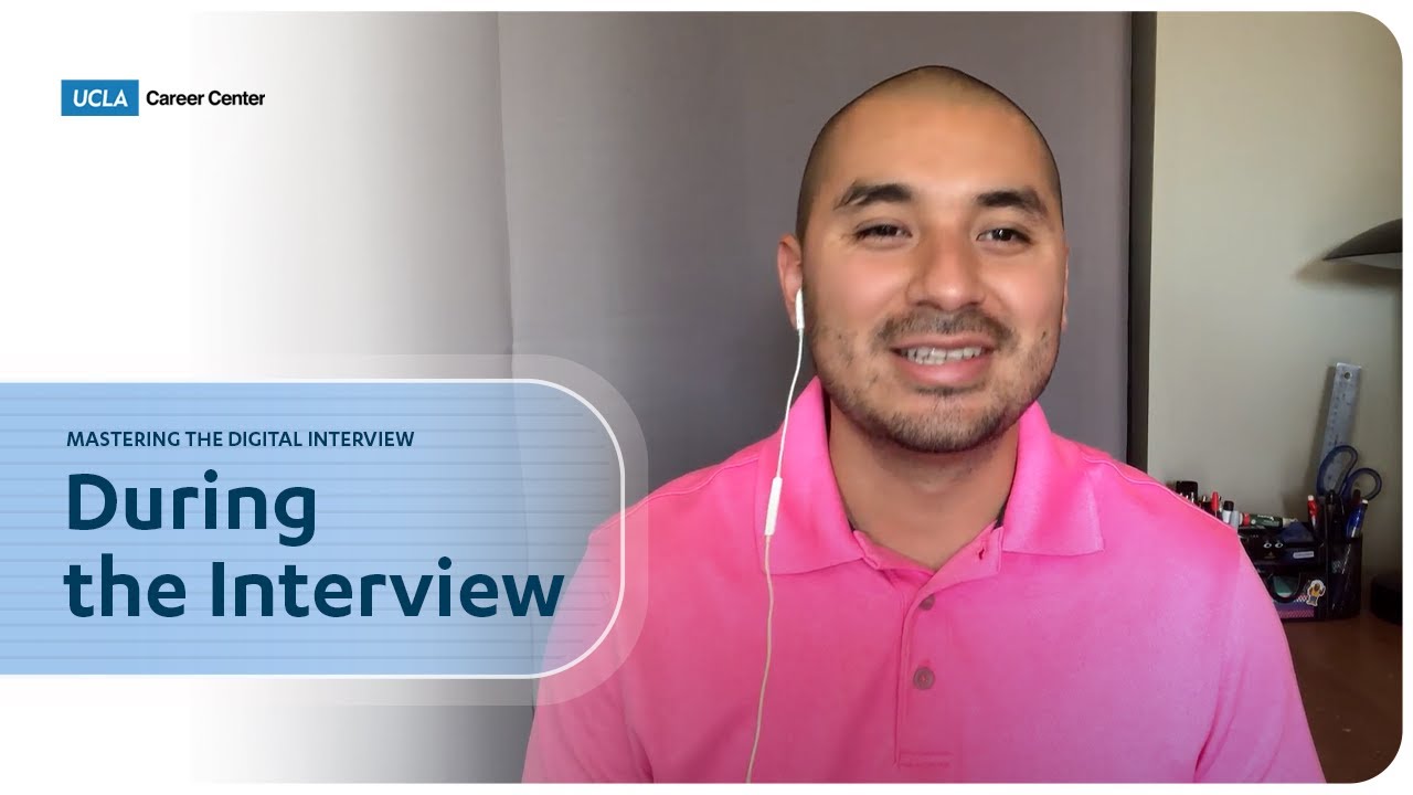 Mastering the Digital Interview: During the Interview - YouTube