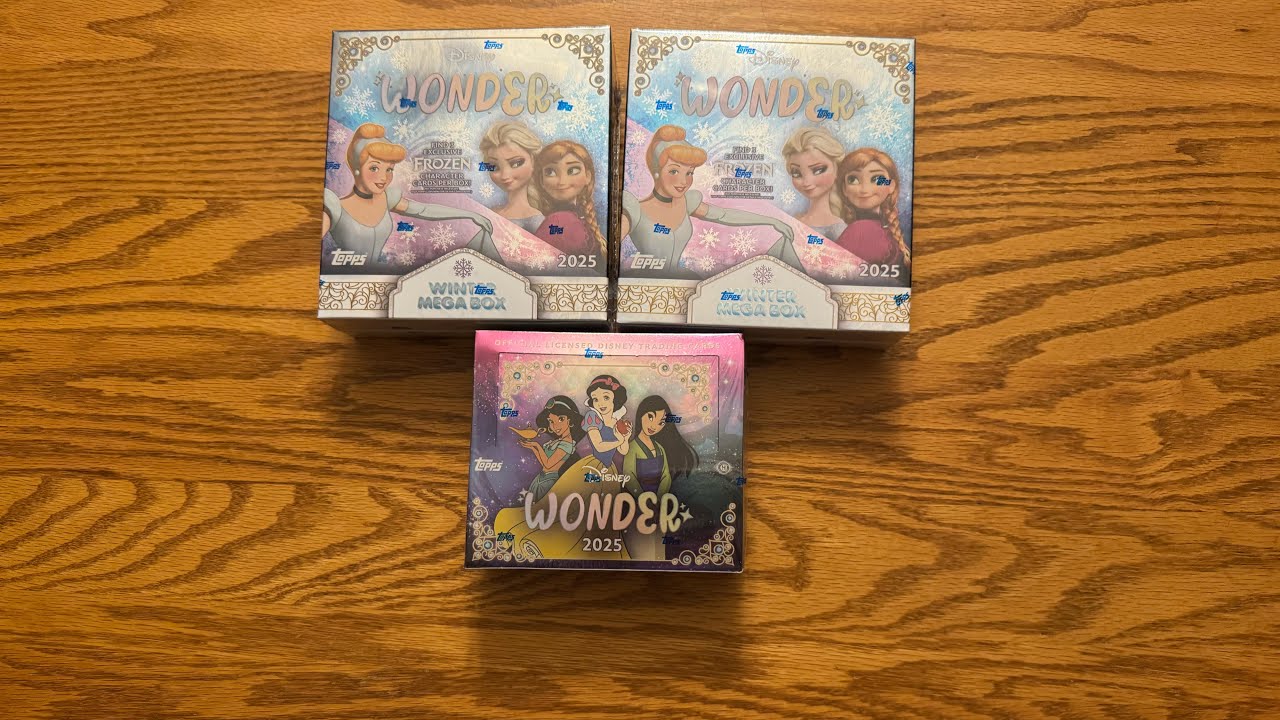 2025 Disney Topps Wonder Hobby & Winter Mega Box Opening (Unboxing