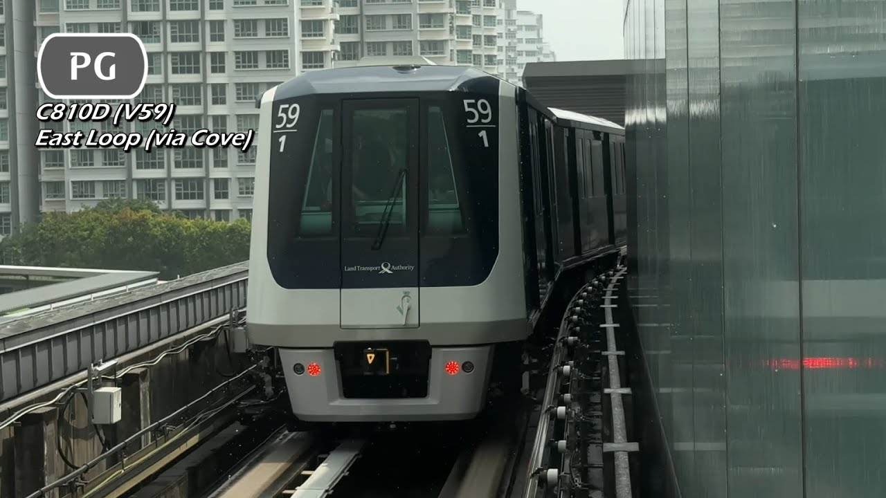 SBST - MHI C810D (V59) (Punggol East Loop via Cove) - YouTube