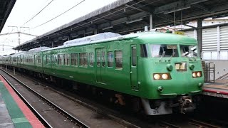 JR西日本 225系100番台 I12編成 B普通 堅田行き 117系300番台 S5編成 湖西線 京都行き 行き先表示相変わらず故障 白幕 大津京駅 20220820