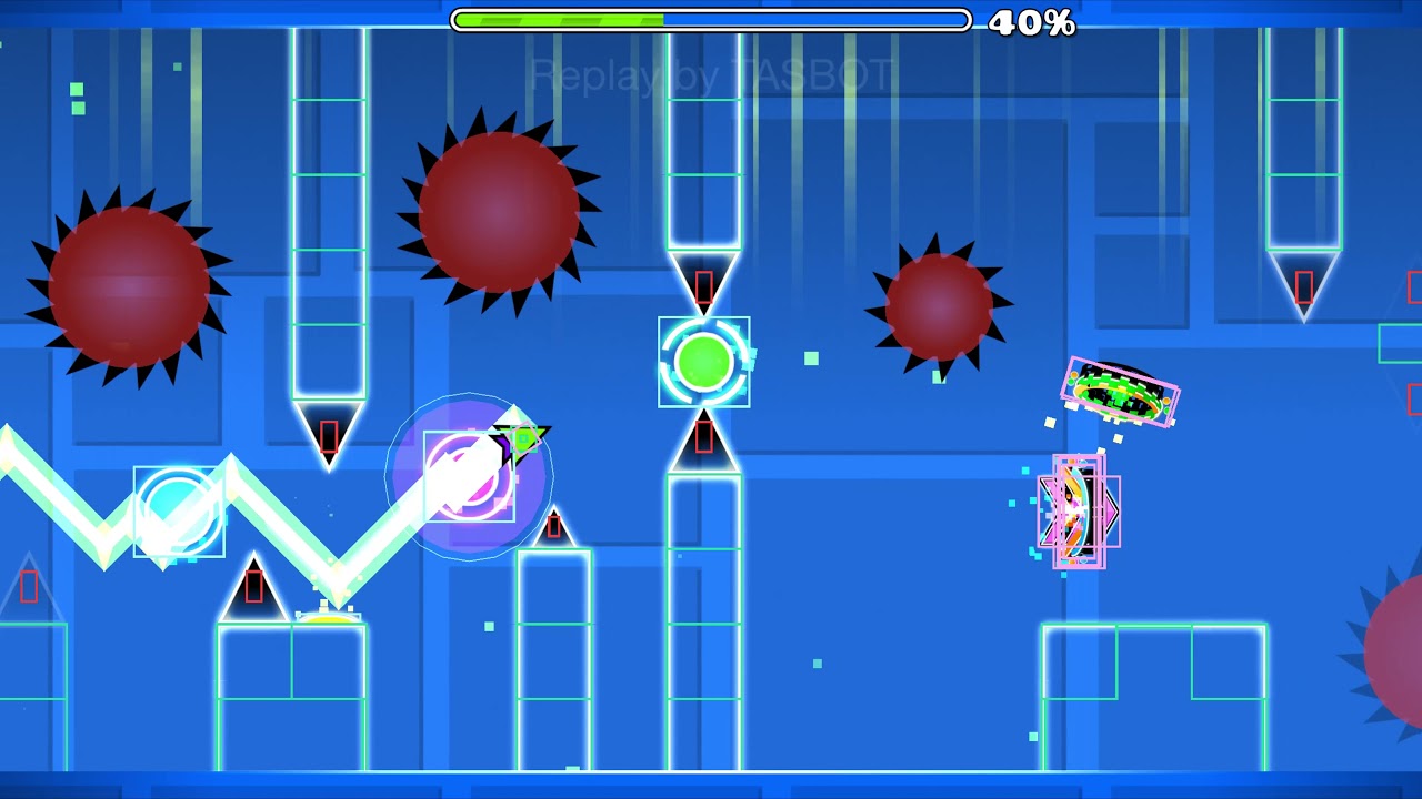 Waterfall geometry dash