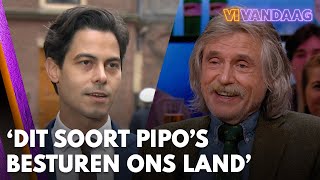 Johan en René lachen om interview Rob Jetten: 'Dit soort pipo's besturen ons land' | VI VANDAAG