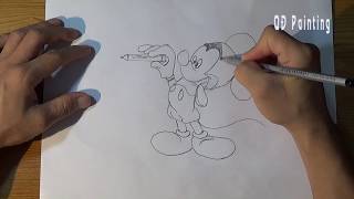 Vẽ Và Tô Màu Chuột Mickey #vechuotmickey