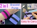 Original Design ✔ | 2 in 1 Bracelet Purse | Easy to Carry coins keys facemasks when you out & about